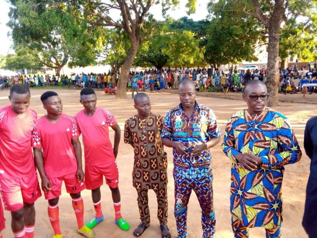 FINALE DU TOURNOI DE LA FRATERNITÉ DU BR À TCHAOUROU : Fadel Kabassi en bon leader, réunit la jeunesse