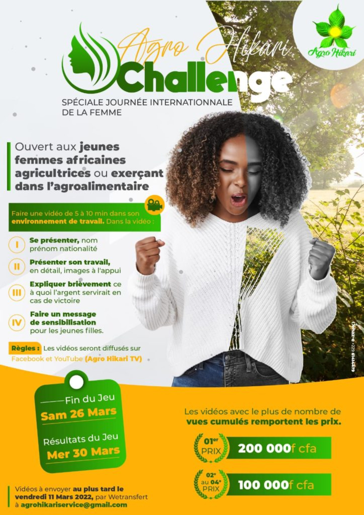 SPÉCIALE JOURNÉE INTERNATIONALE DE LA FEMME ÉDITION 2022 : L’Agro Hikari organise un challenge pour les femmes agricultrices