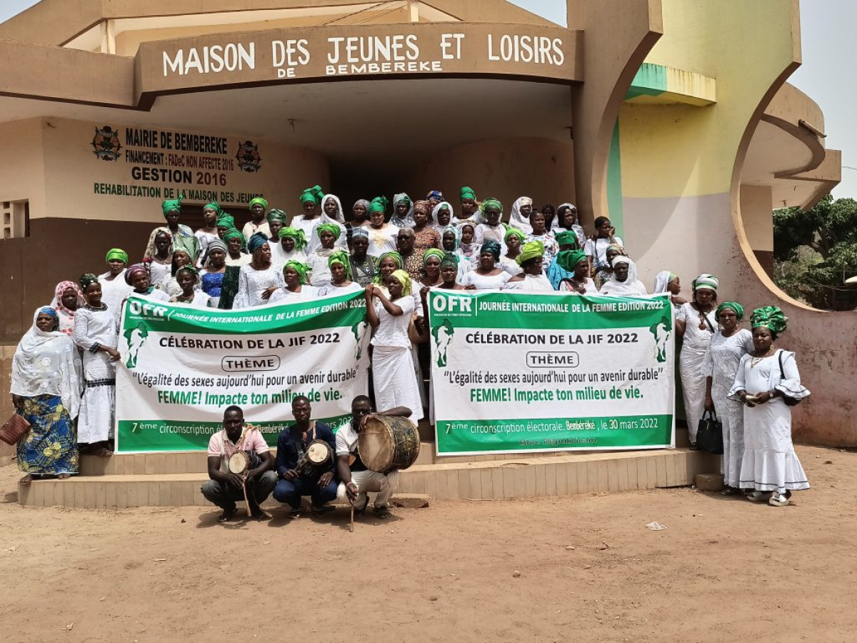 7E CIRCONSCRIPTION ÉLECTORALE : Les femmes de l&rsquo;Ofr du Bloc Républicain ont célébré la Jif