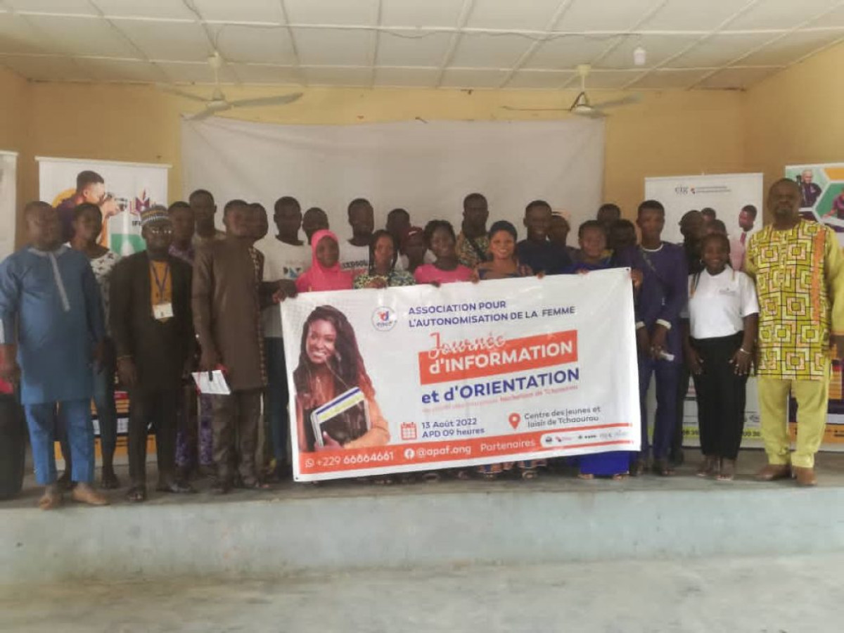 TCHAOUROU/CHOIX DE FILIÈRES : Apaf Ong oriente les nouveaux bacheliers