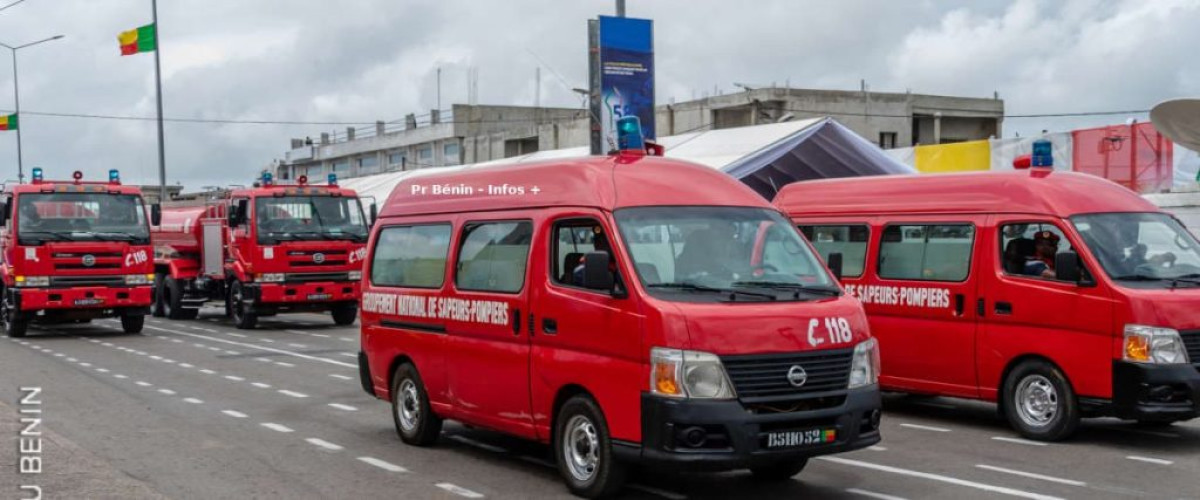 GROUPEMENT NATIONAL DES SAPEURS-POMPIERS DU BÉNIN :  L&rsquo;acquisition de 17 équipements motorisés annoncée