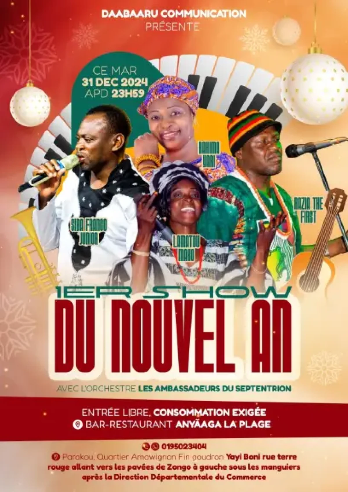 Pour terminer 2024 en beauté: Ãnyãnga la plage offre un show inédit