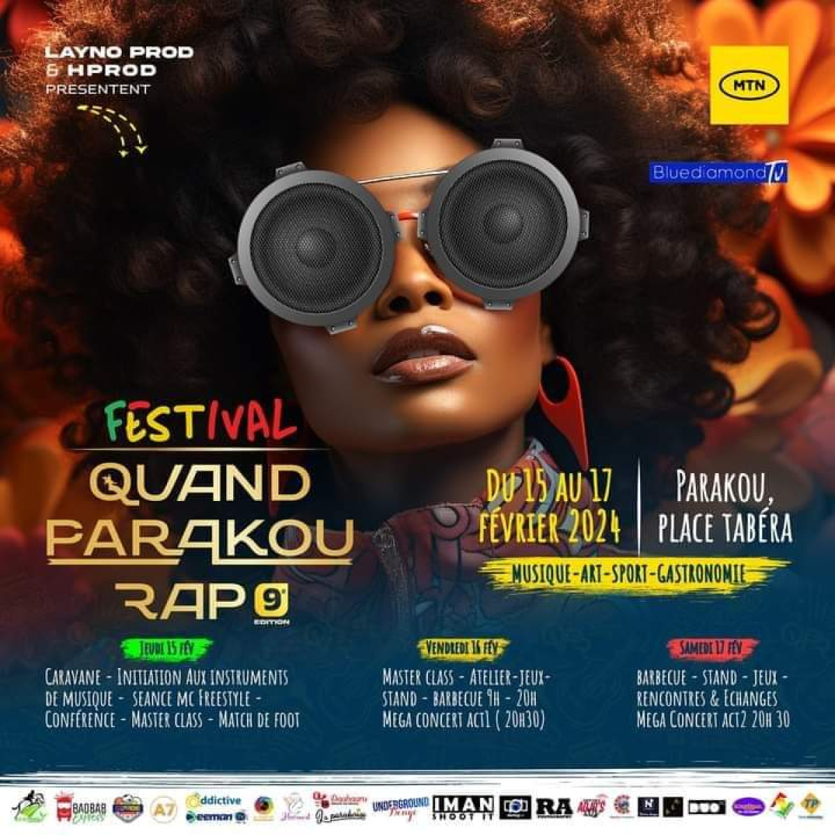 FESTIVAL ‘’QUAND PARAKOU RAP’’ : La neuvième édition annoncée pour les 15, 16 et 17 février