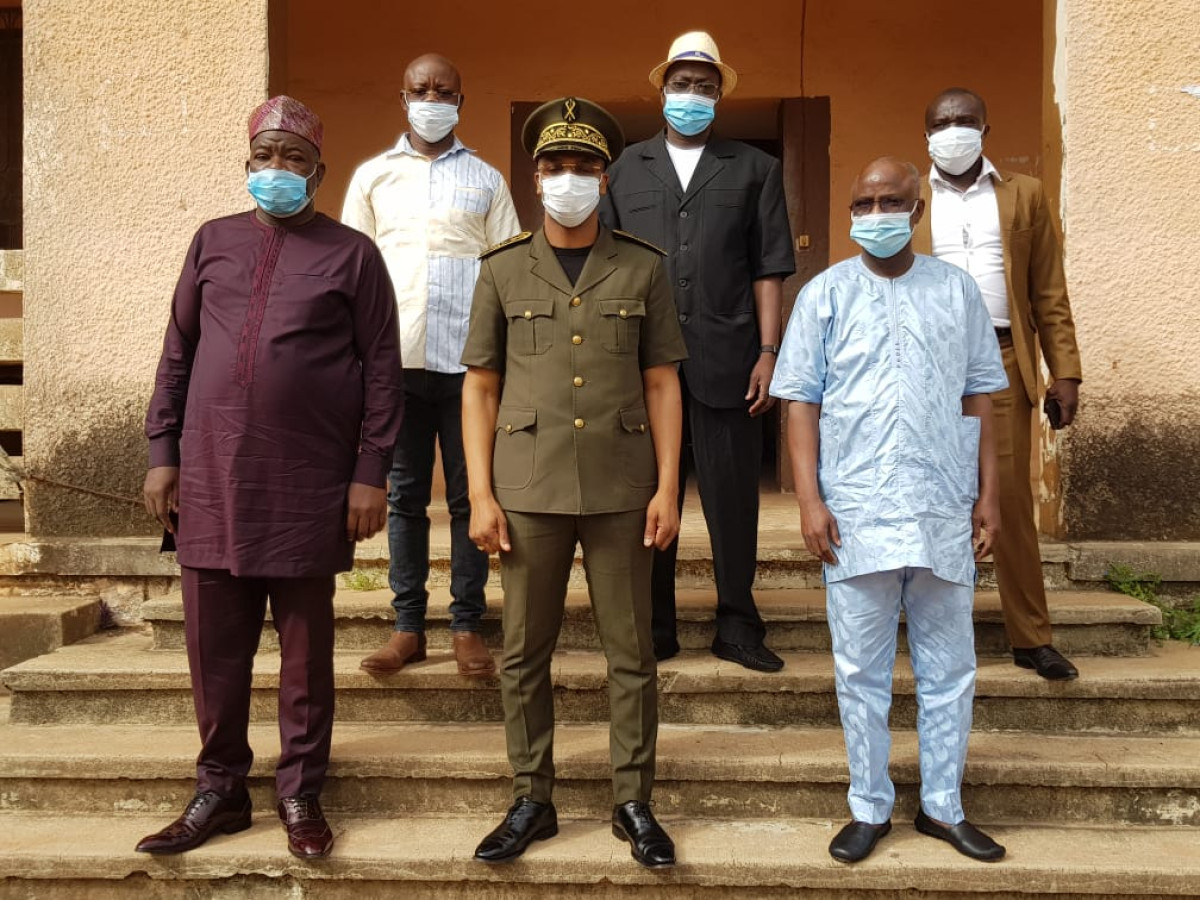 AUDIENCE AU CABINET DU PREFET DU BORGOU : Le maire Aboubakar Yaya et ses adjoints chez Djibril Mama Cissé