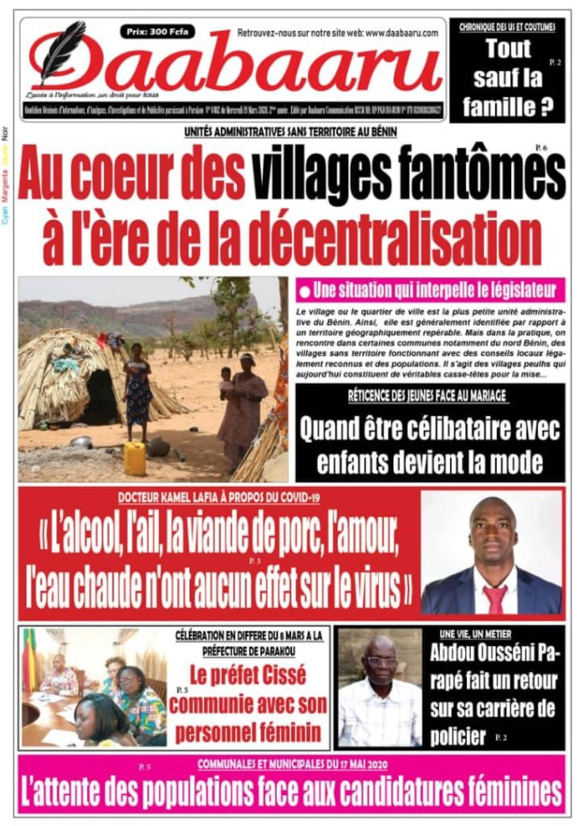 Parution du vendredi 20 mars 2020