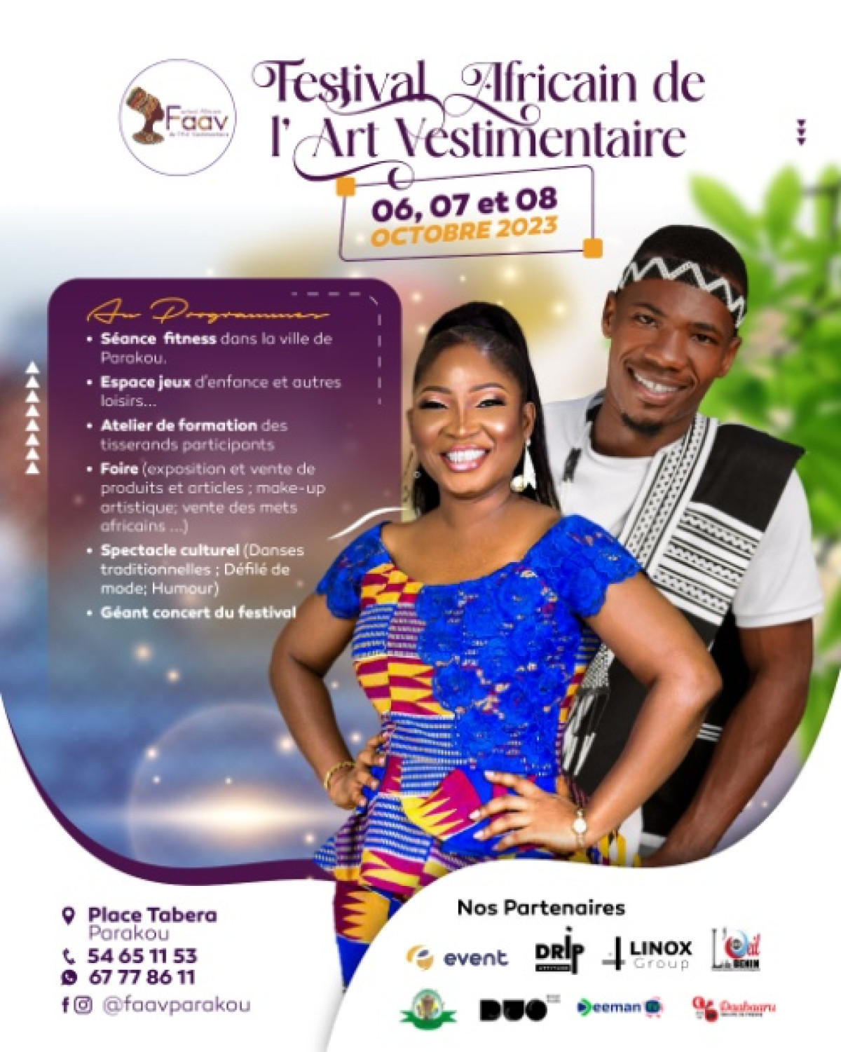 FESTIVAL AFRICAIN DE L&rsquo;ART VESTIMENTAIRE : Une aubaine pour sponsors, partenaires et artisans