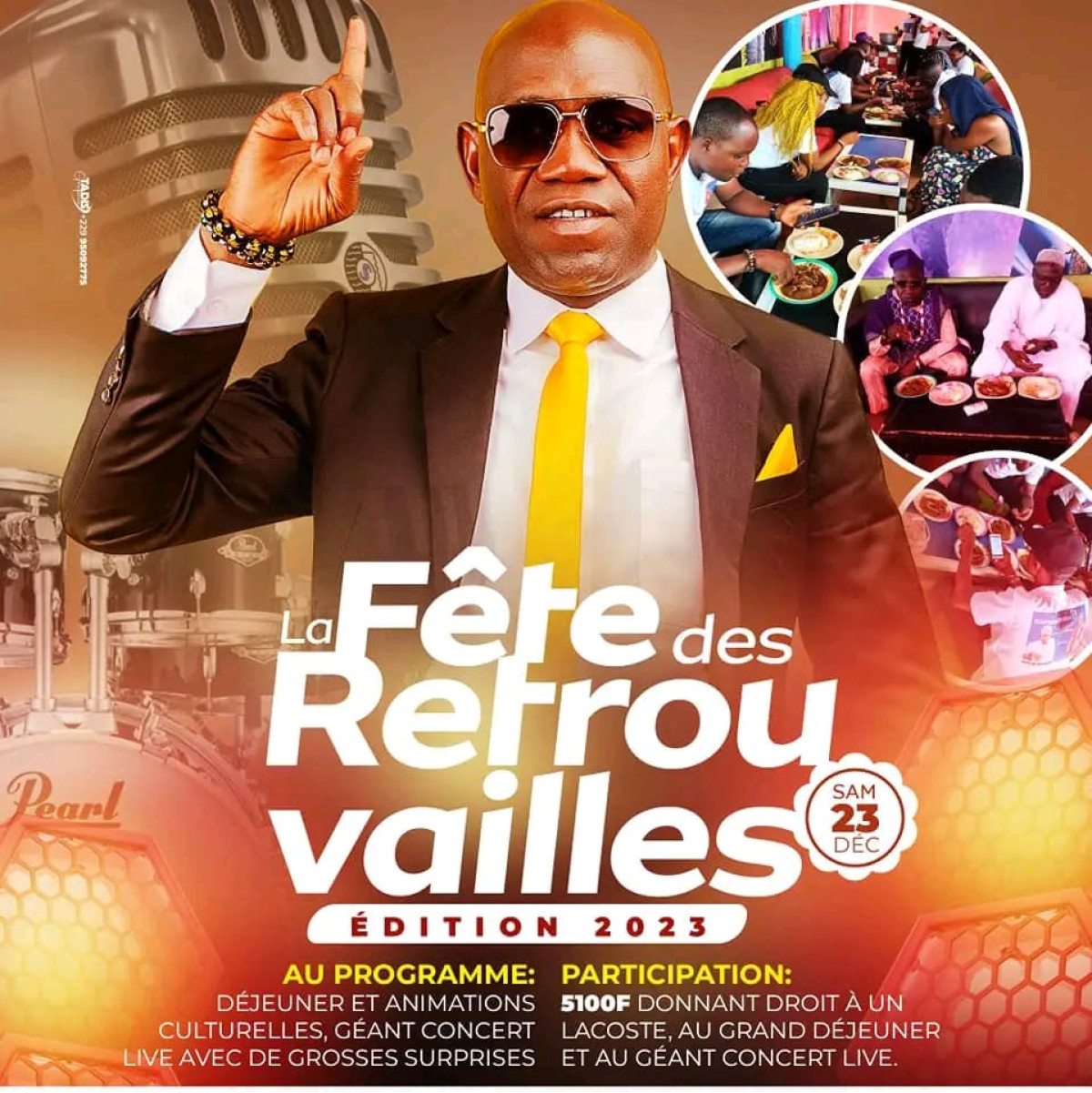 FETE DE RETROUVAILLES DU FAN CLUB AZIZ TOURÉ : Prenez rendez-vous ce samedi 23 décembre