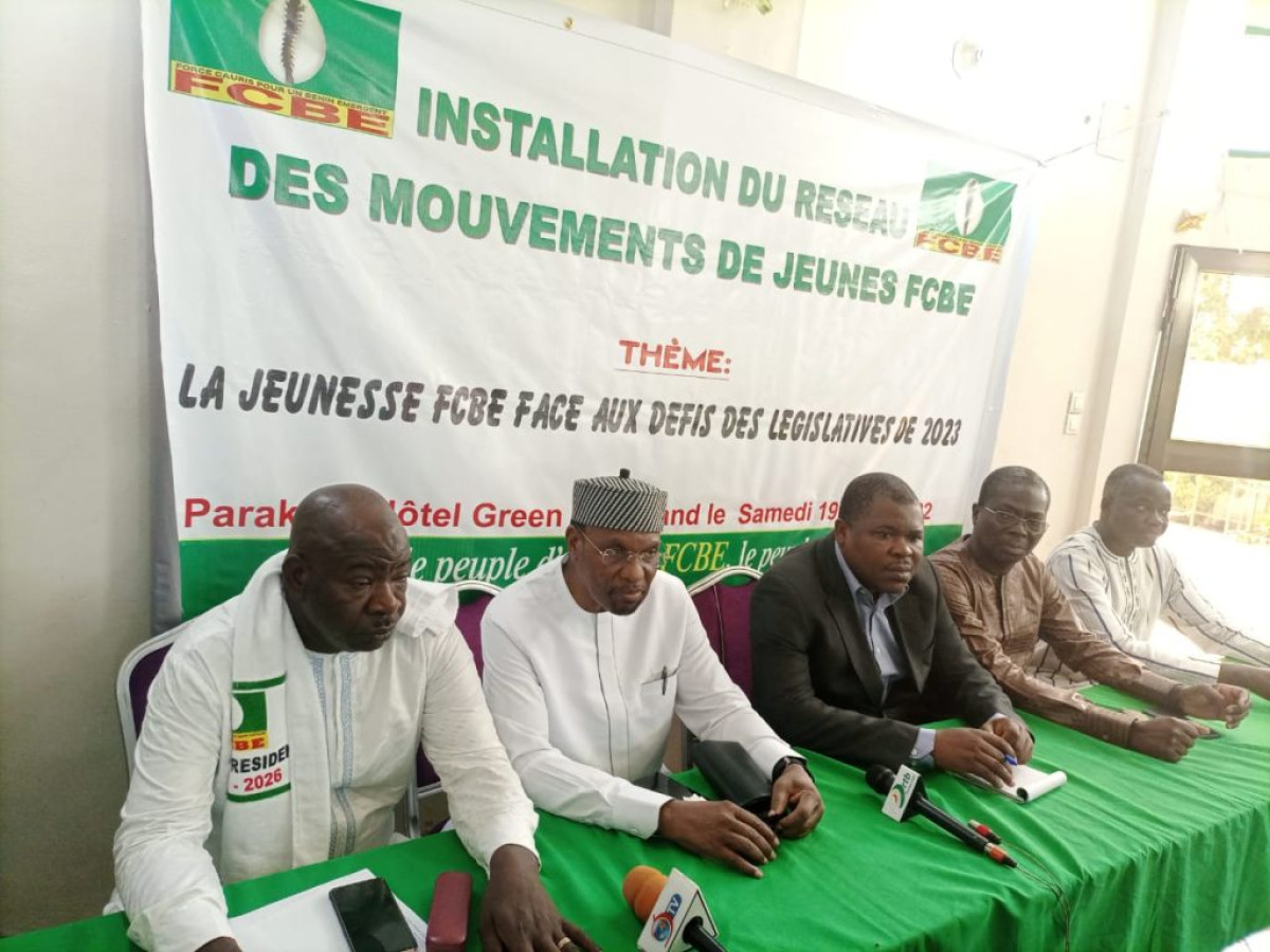 INSTALLATION DU MOUVEMENT NATIONAL DE LA JEUNESSE FCBE : Hounkpè met en branle sa machine à broyer