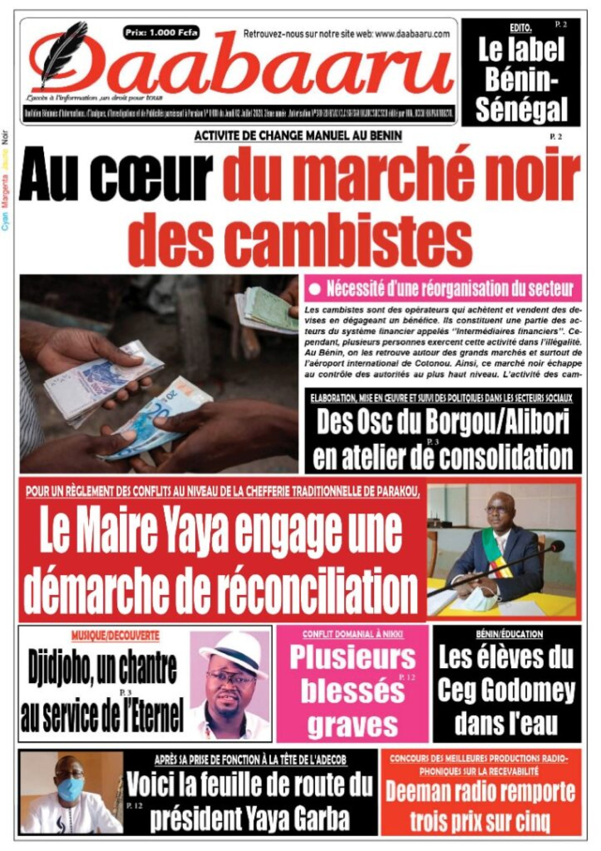 Parution du jeudi 02 juillet 2020