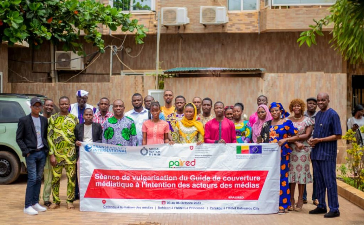 GUIDE DE COUVERTURE MÉDIATIQUE DES PROCÉDURES JUDICIAIRES : Des journalistes de Parakou en savent désormais davantage   . Une initiative de Social Watch Bénin