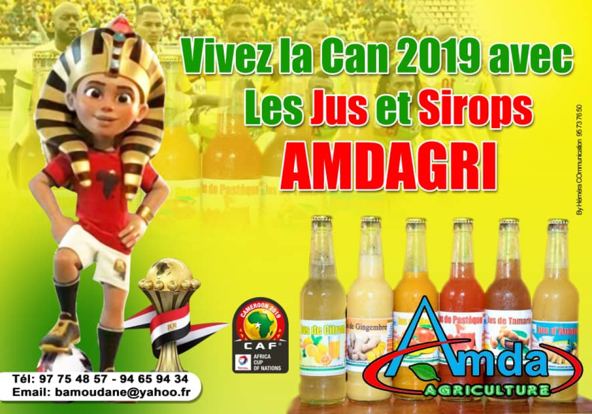 POUR LA SUITE DE LA CAN : Optez pour les jus et sirops Amdagri