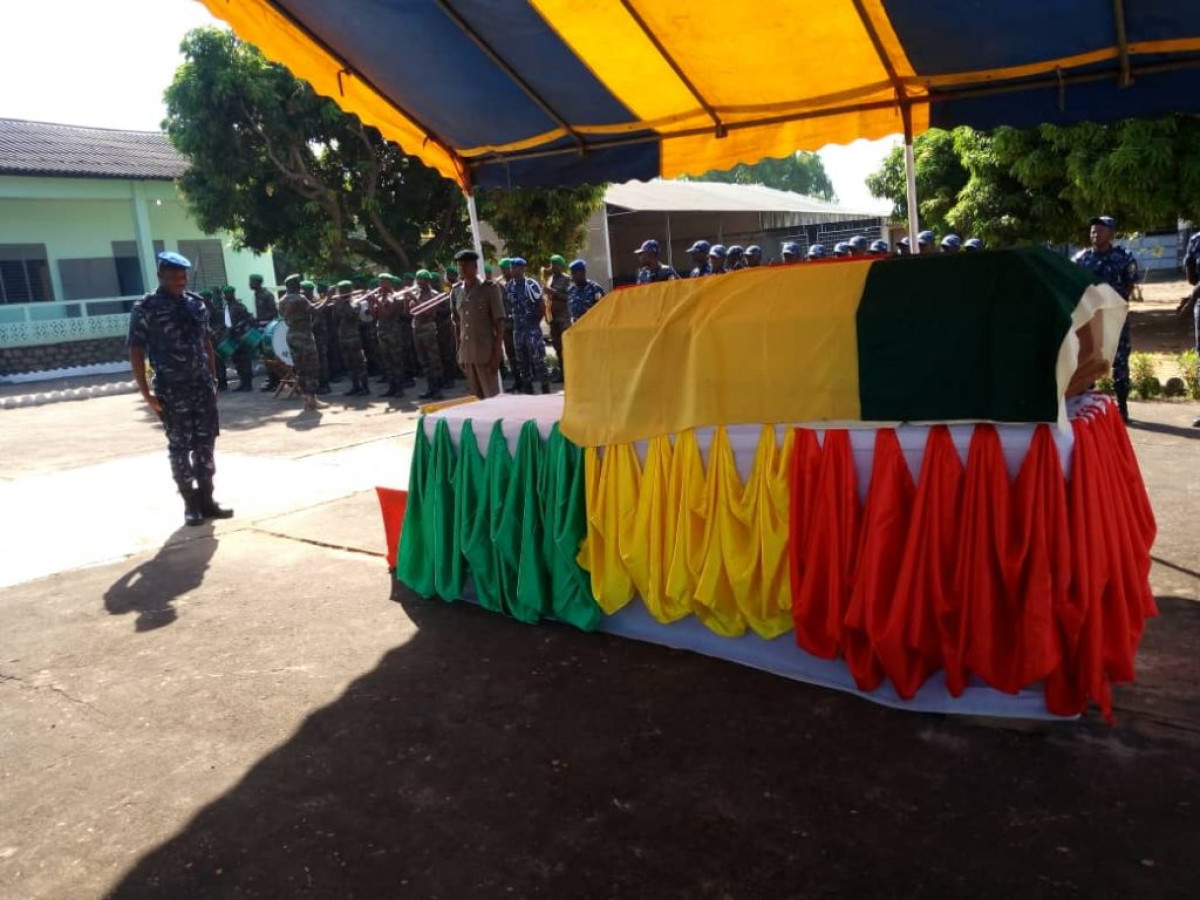 DECEDE LORS D’UNE PATROUILLE A DJIDJA :  Ziad Baba Daouda a reçu les hommages de la Police Républicaine