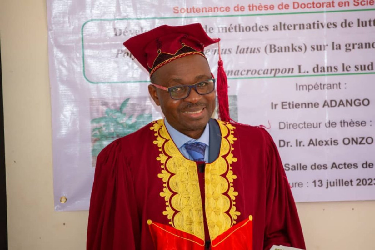 SOUTENANCE DE THÈSE À L&rsquo;UNIVERSITÉ DE PARAKOU : Etienne Adango, nouveau Docteur en sciences agronomiques