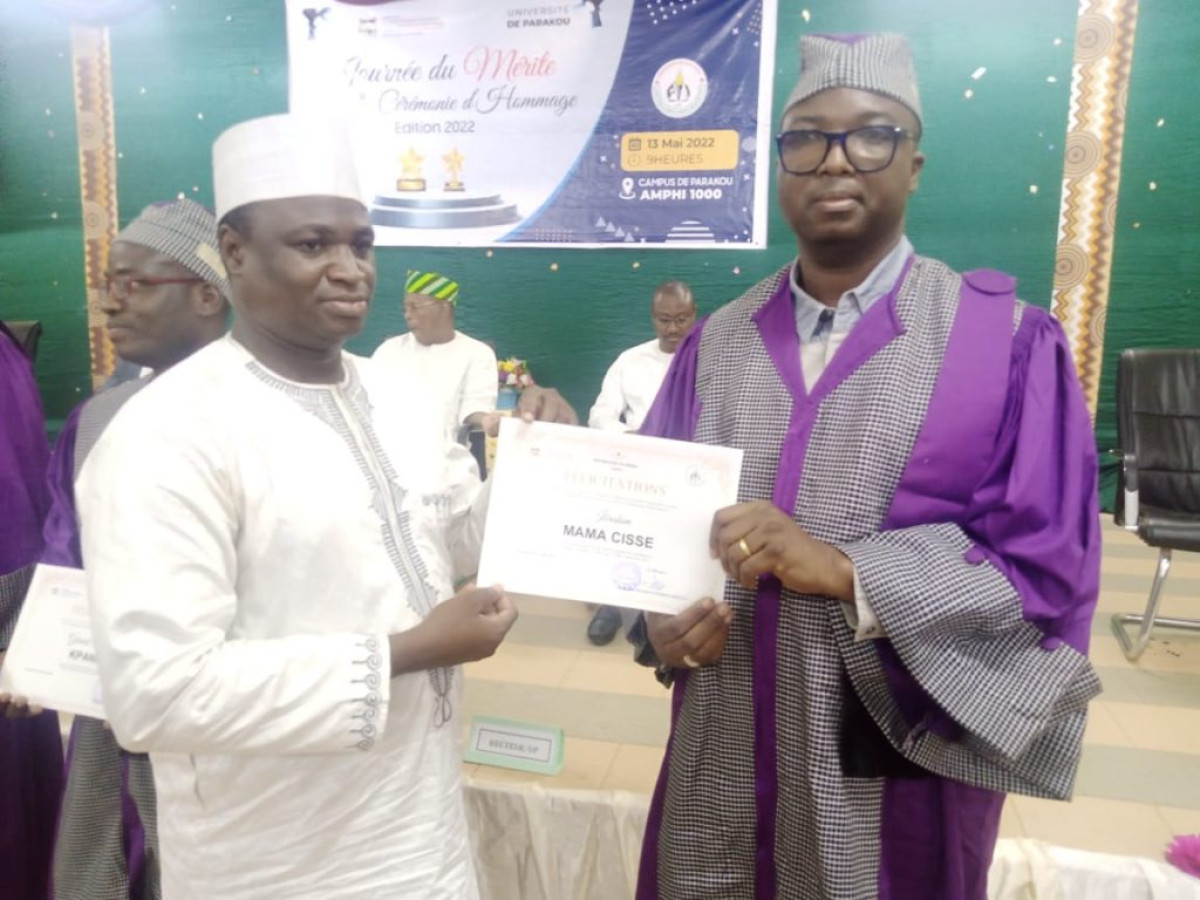 ÉLEVÉ AU GRADE DE MAÎTRE-ASSISTANT DU CAMES, Le Dds Ibrahim Mama Cissé honoré par l&rsquo;Université de Parakou