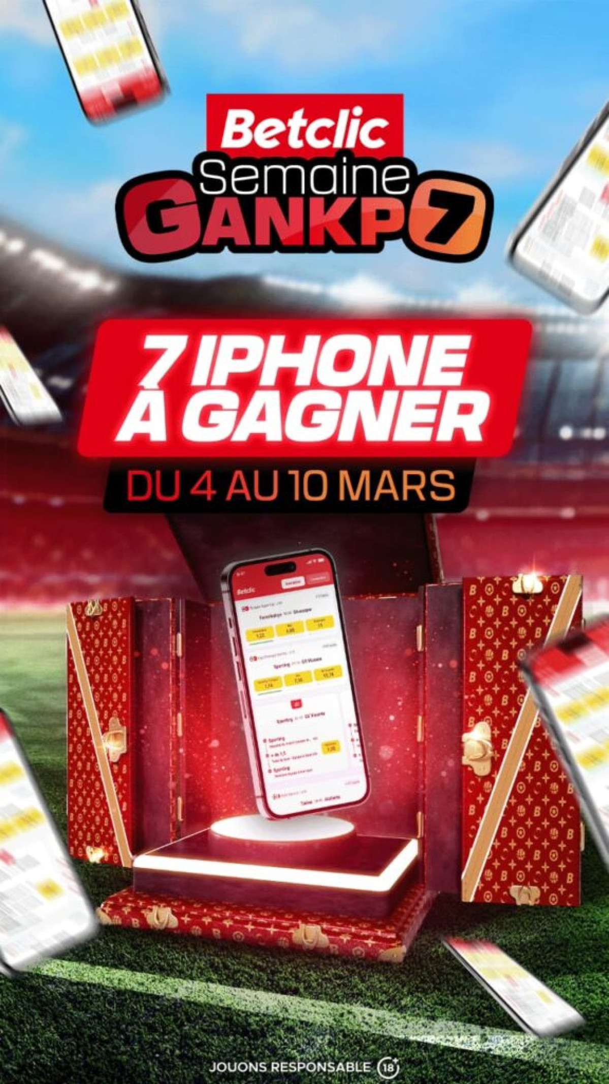 Semaine Gankpo chez Betclic Bénin ! un Iphone 15 à gagner chaque jour !