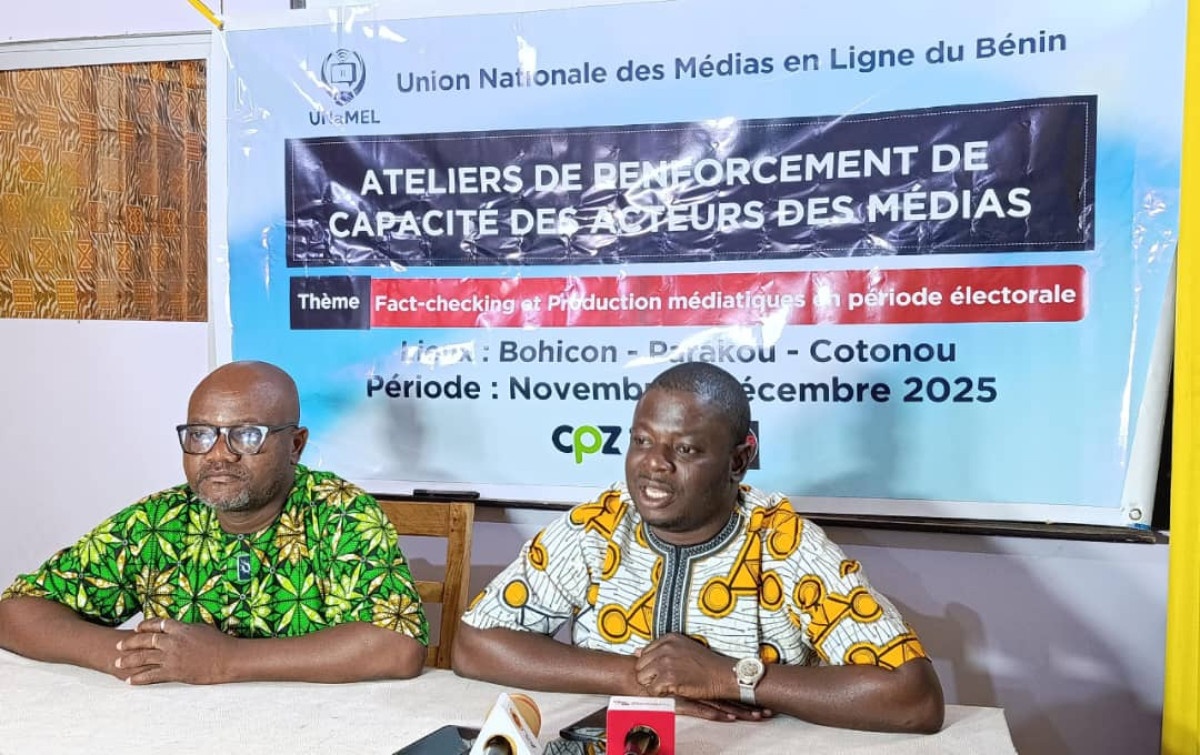 Fact-checking et production de contenus en période électorale: l'Unamel-Bénin et l'Ajs-B outillent les professionnels des médias de Parakou