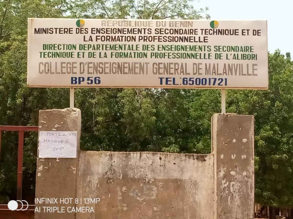 BÉNIN/ÉDUCATION : Reprise effective des cours à Malanville