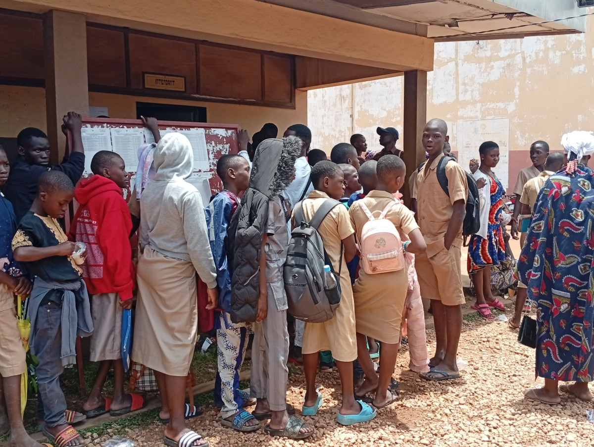 Rentrée scolaire 2025-2026 à Parakou: l'ambiance du premier jour au Lycée Mathieu Bouké