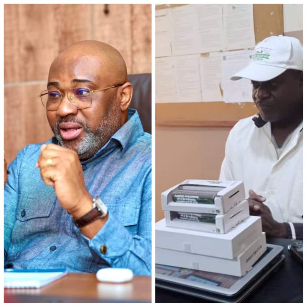 BÉNIN/DON DE MATÉRIEL INFORMATIQUE À SOLIDARITÉ FM : Richard Boni Ouorou prouve son attachement à une presse équipée