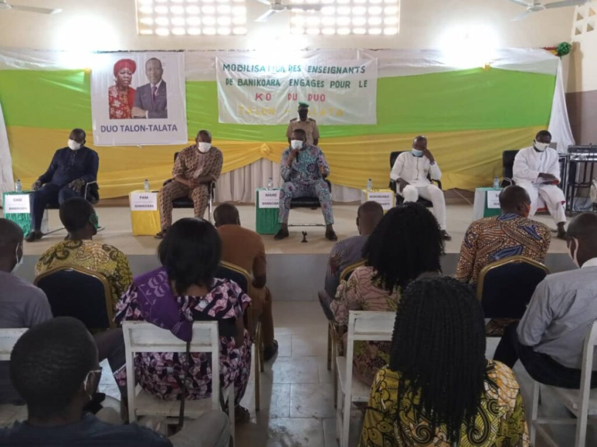 SOUS LE HAUT PARRAINAGE DE BIO SARAKO TAMOU : Les enseignants de Banikoara s&rsquo;engagent dans l&rsquo;Up pour le K.O de Talon