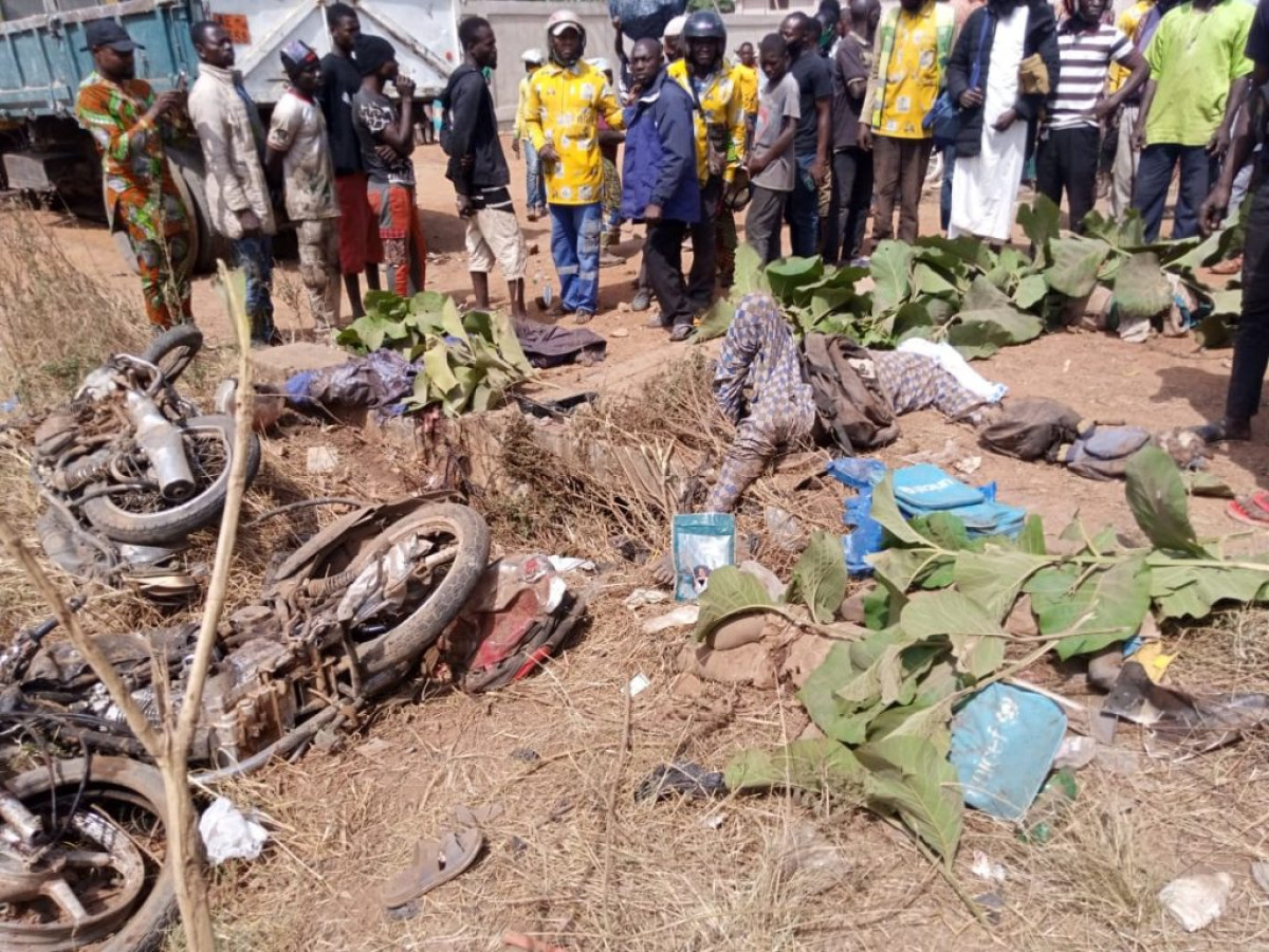 PARAKOU: Un camion perd le contrôle et fait 9 morts et des blessés