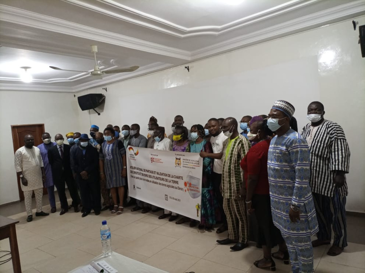 MISE EN PLACE DE LA CHARTE DES DROITS ET DEVOIRS DES UTILISATEURS DE LA TERRE AU BENIN : Le Projet Propfr/Giz et la Cna se donnent la main