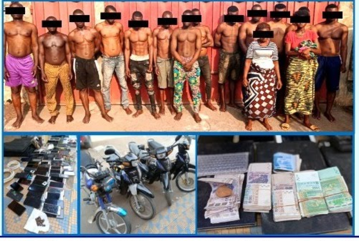 BÉNIN/INSÉCURITÉ : Un réseau de cambrioleurs démantelé  . Une forte somme et d&rsquo;importants objets saisis 