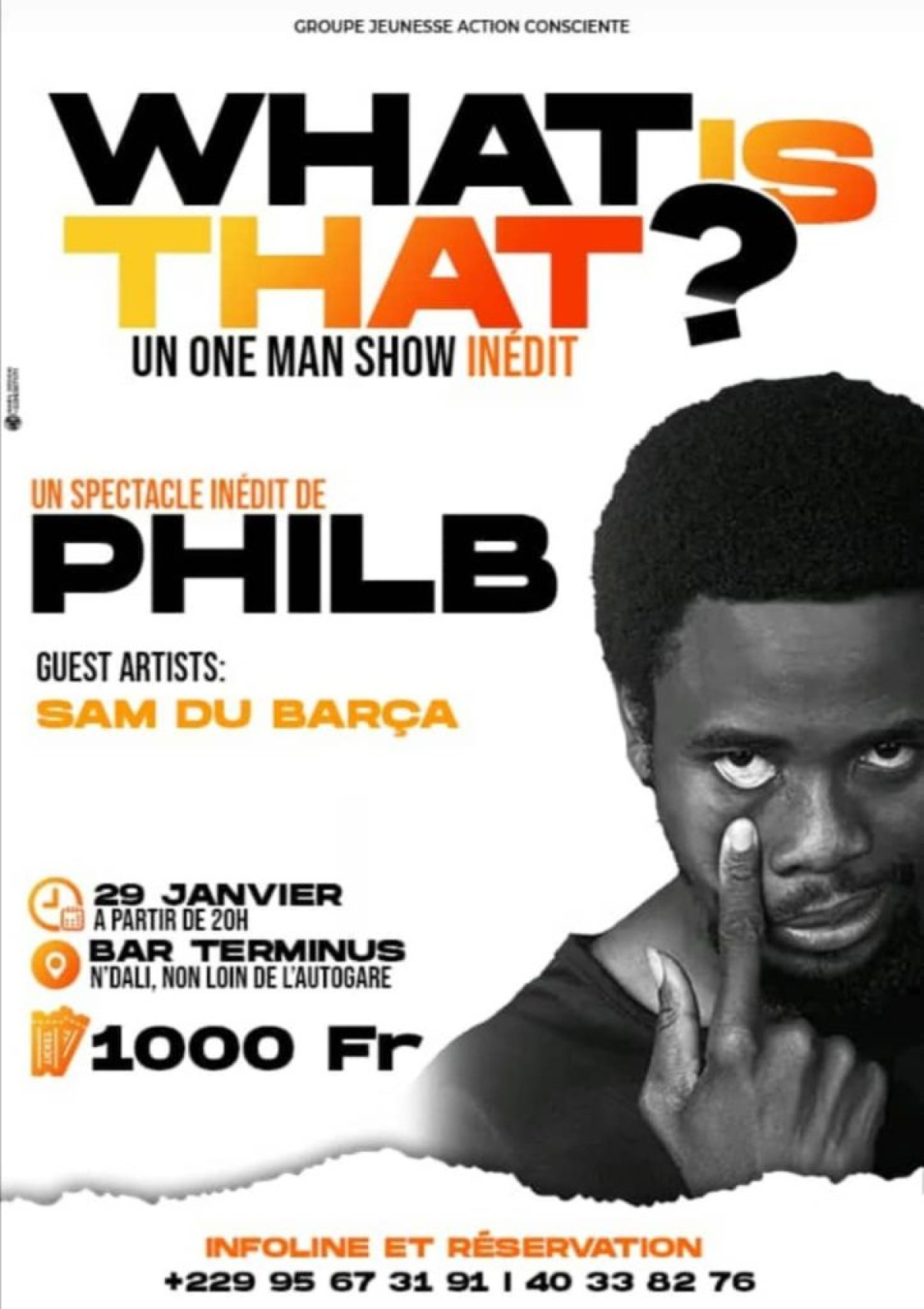 CULTURE : Phil B offre un one man show inédit à N&rsquo;Dali le 29 janvier prochain . Les tickets toujours disponibles