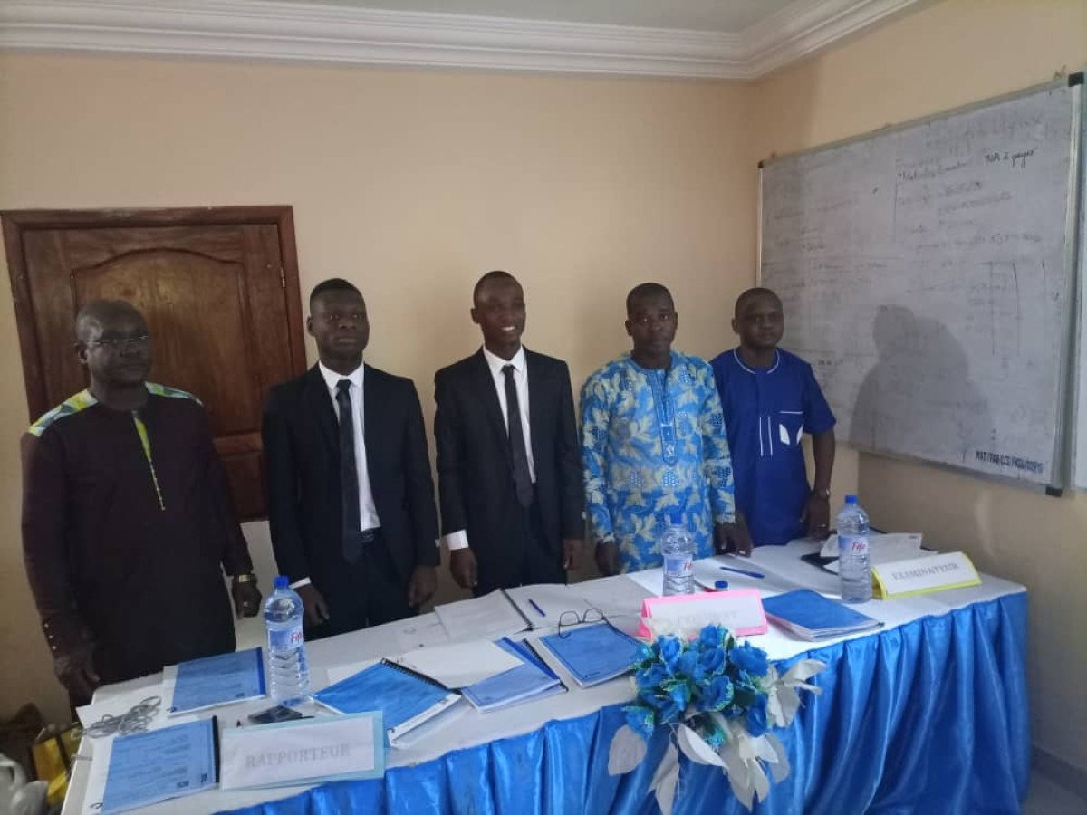 PARAKOU/INSTITUT UNIVERSITAIRE « LES COURS SONOU » : 150 étudiants soutiennent leur Licence Professionnelle