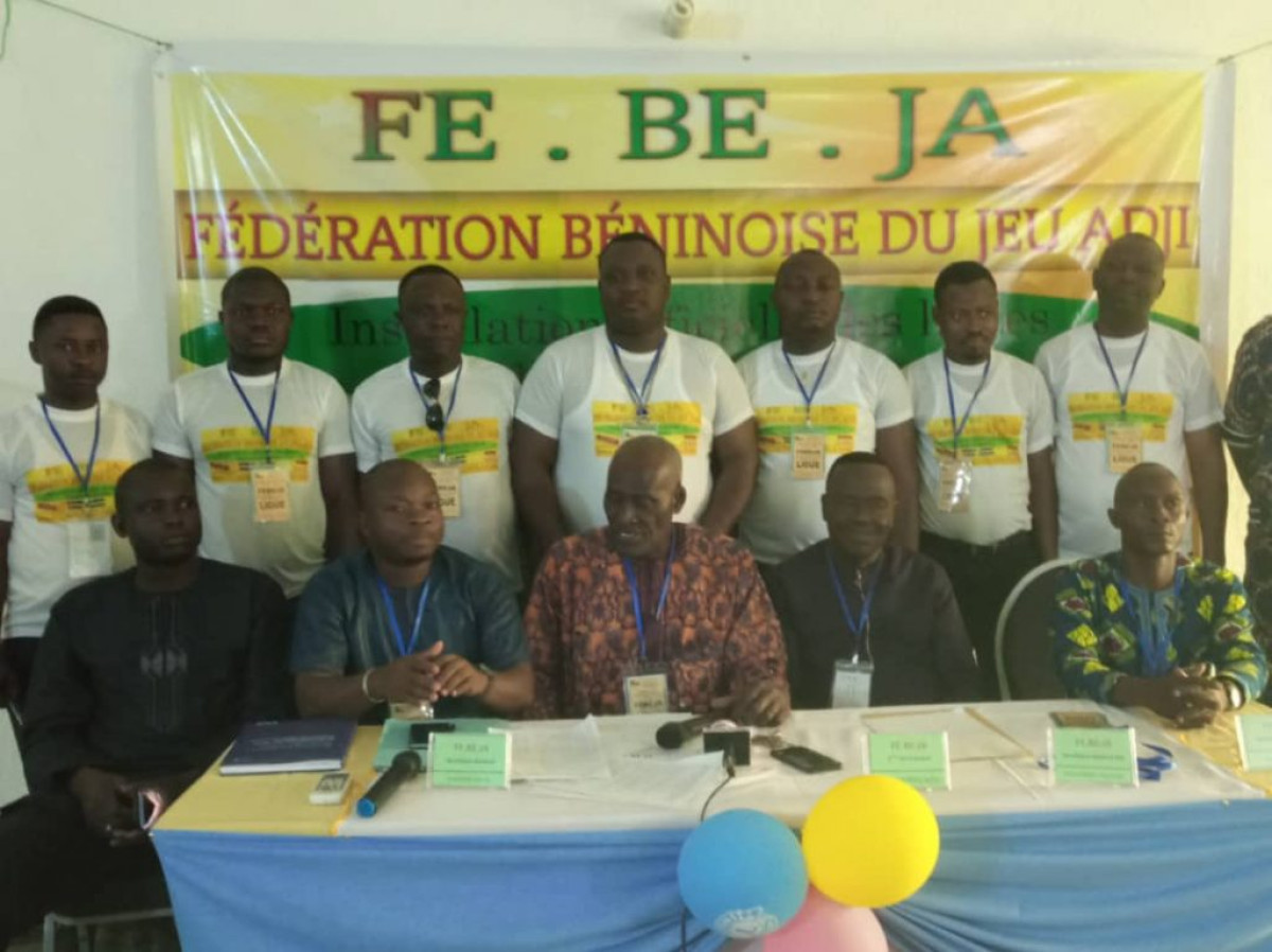 LIGUE DEPARTEMENTALE BORGOU-ALIBORI DE LA FEDERATION BENINOISE DU JEU ADJI : Judicaël Houndin élu président