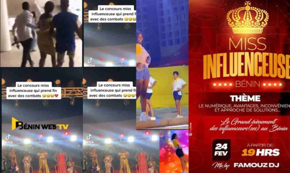 BÉNIN/FINALE DE MISS INFLUENCEUSE : La soirée se termine par une grosse bagarre