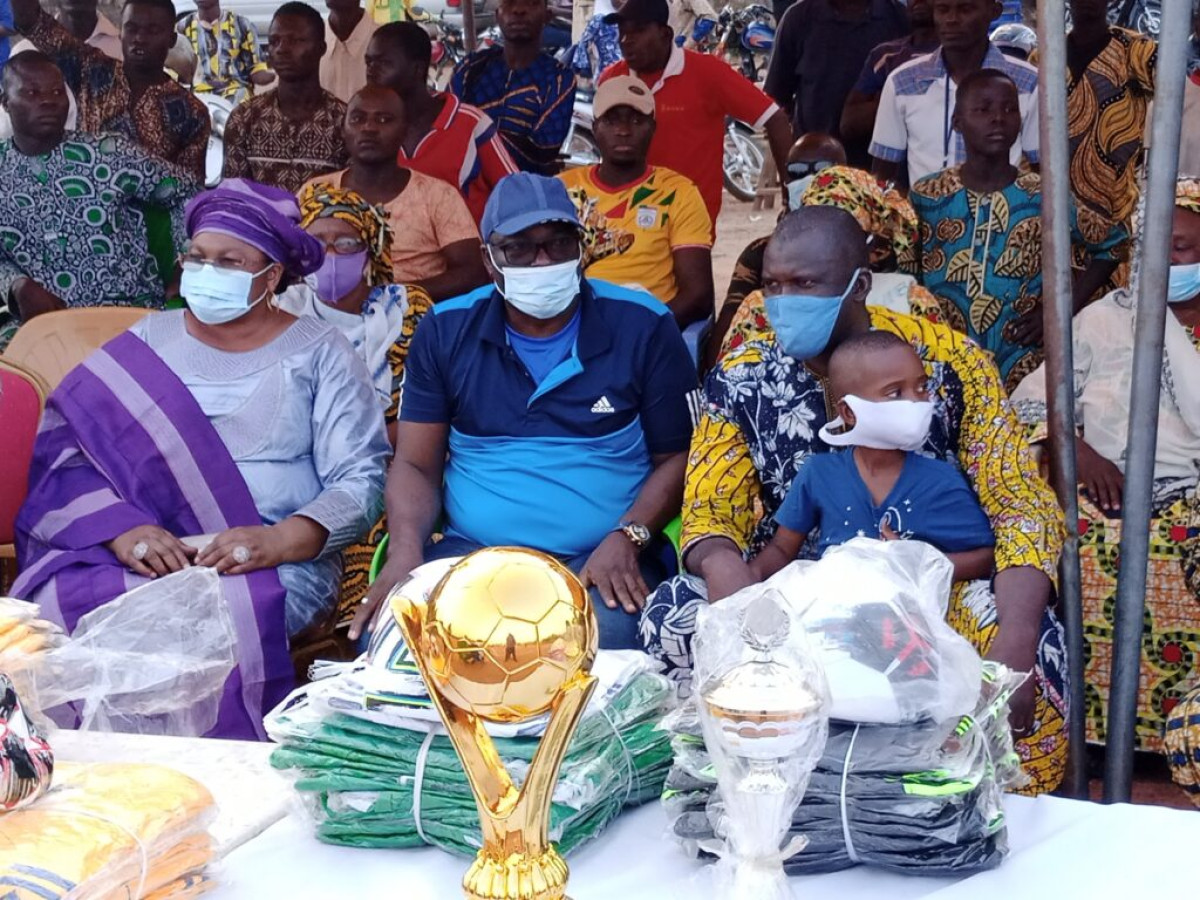 FINALE DU TOURNOI DE FOOTBALL D&rsquo;UNITÉ ET DE FAIR-PLAY DU PRÉSIDENT ABIL : L&rsquo;honorable Rachidi Gbadamassi parrain de la première édition