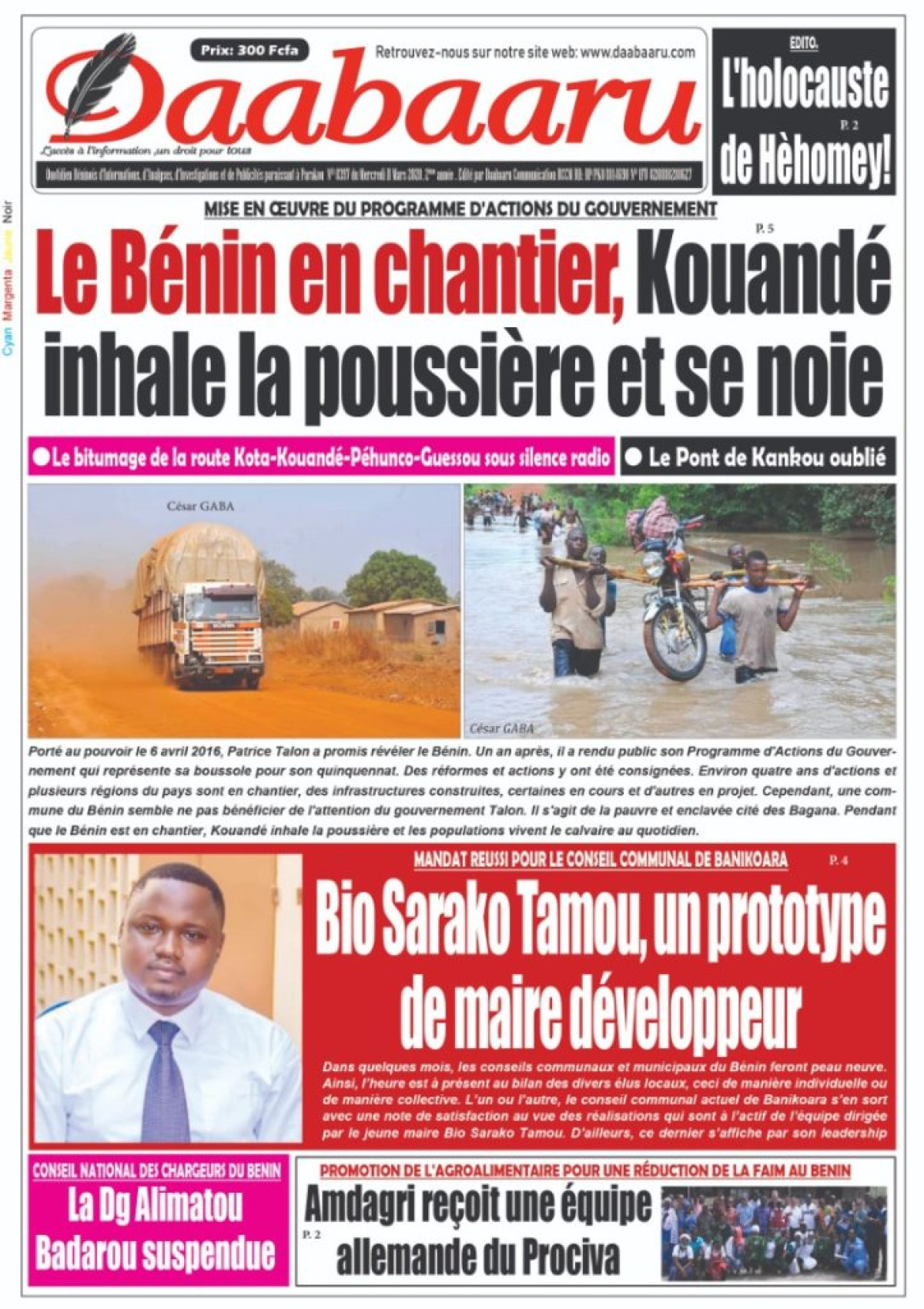 Parution du mercredi 11 mars 2020