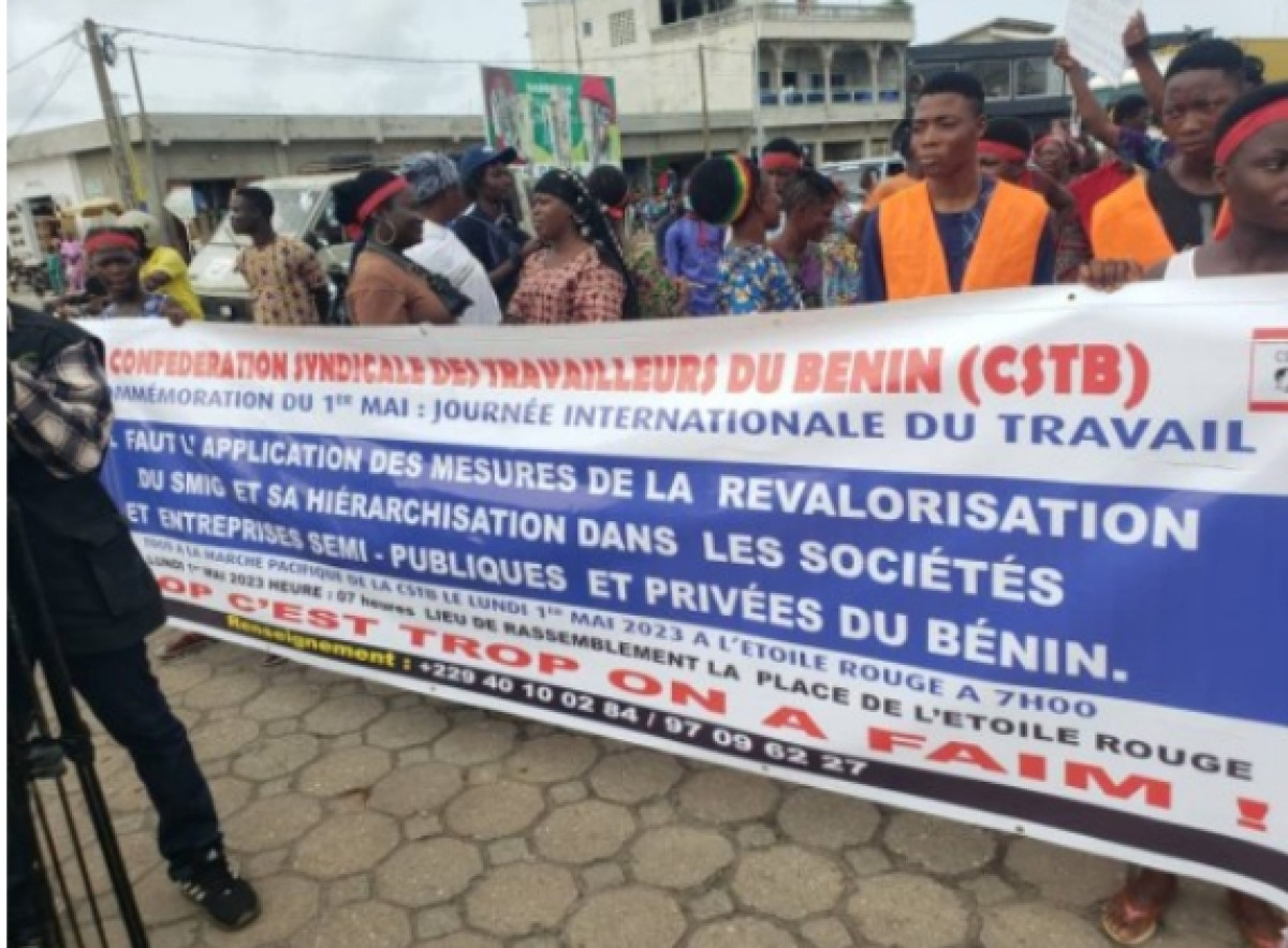 CÉLÉBRATION DU 1ER MAI AU BÉNIN : La Cstb dénonce les conditions de vie des travailleurs
