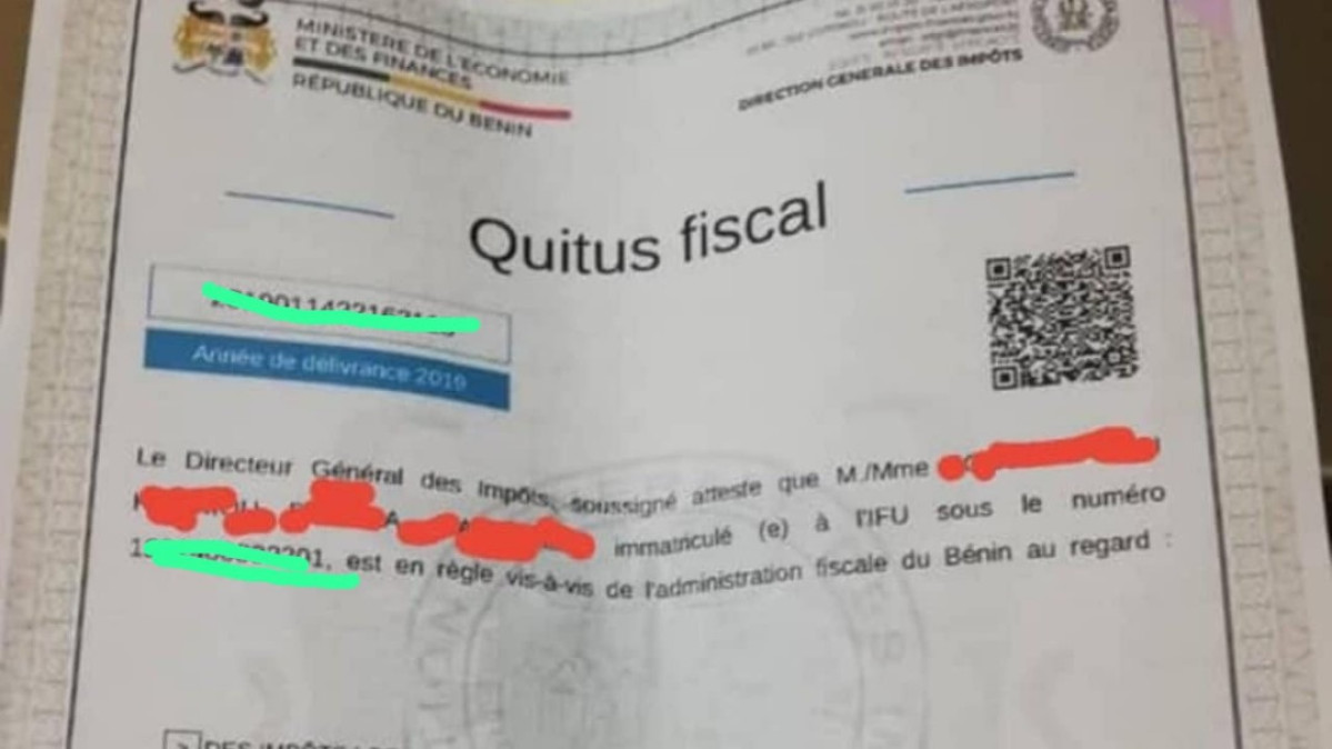 Suites aux revendications des Ld dans la délivrance du quitus fiscal: la Direction Générale des Impôts revoit sa plateforme