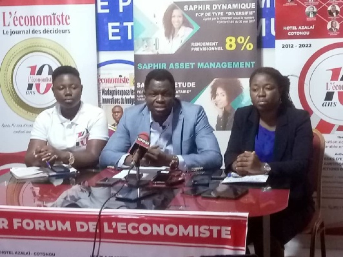 BÉNIN/10EME ANNIVERSAIRE DU JOURNAL ‘’L’ECONOMISTE’’ : Les activités démarrent le 12 septembre prochain