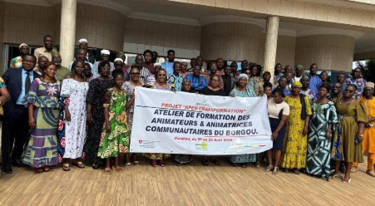 Atelier de formation des animateurs et animatrices communautaires du Borgou: la Fondation suisse "Graines de Paix" œuvre pour une éducation inclusive