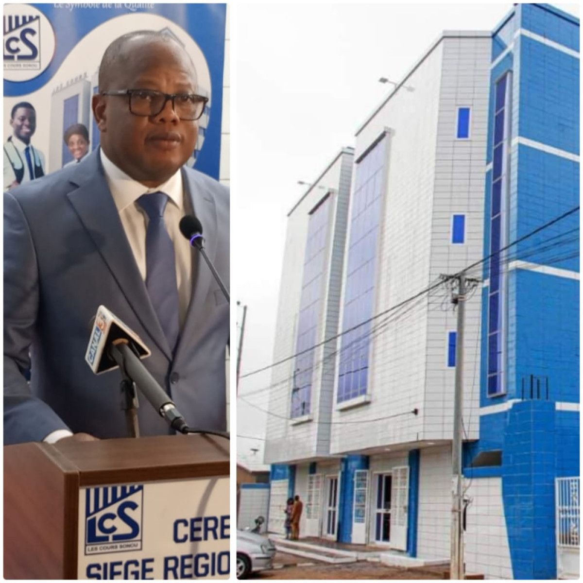 INAUGURATION DU NOUVEAU SIÈGE RÉGIONAL DE L&rsquo;INSTITUT UNIVERSITAIRE LES COURS SONOU À PARAKOU : À la qualité d&rsquo;enseignement, le Pdg Fabrice Sonou ajoute de confortables conditions d&rsquo;études
