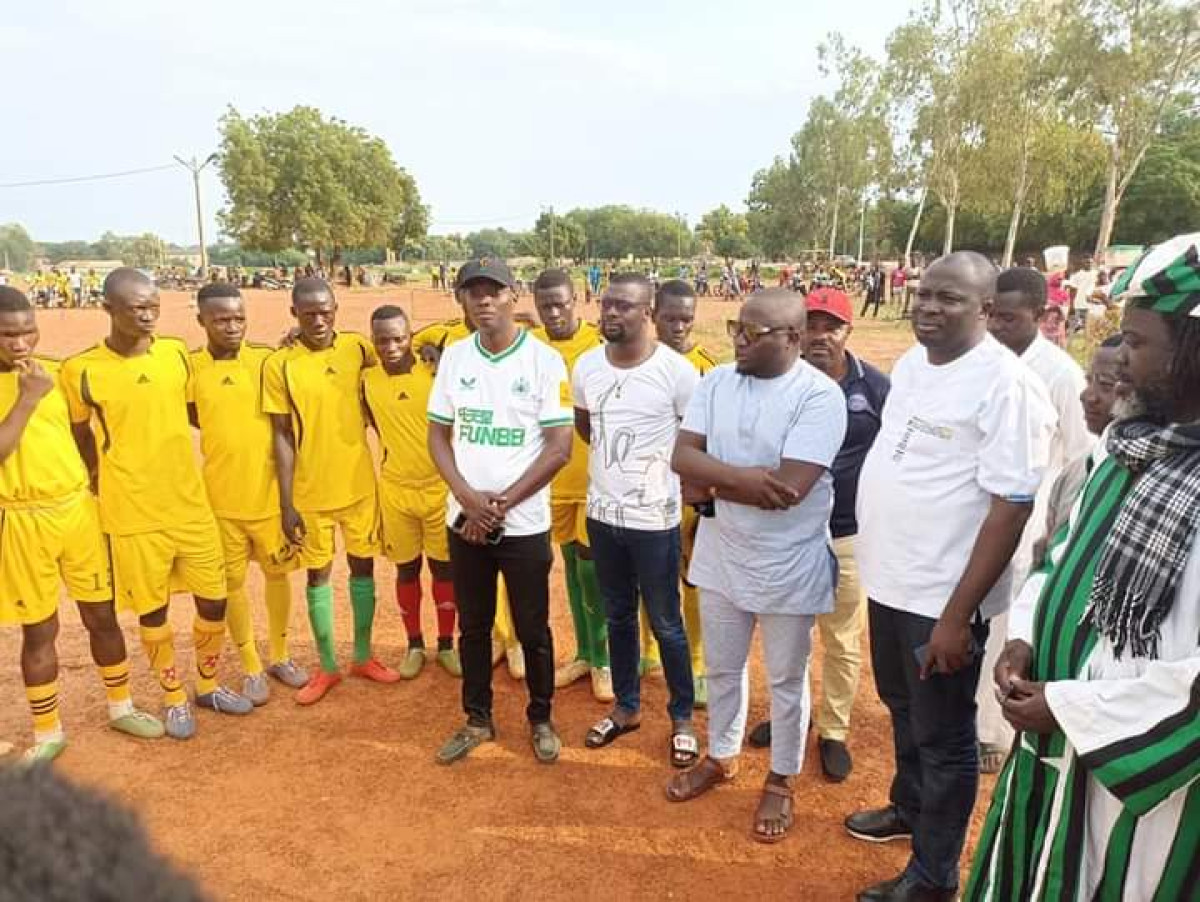 JOURNÉE INTERNATIONALE DE LA JEUNESSE ÉDITION 2022 À PARAKOU : Kadiri Bata Gandé marque l&rsquo;événement à travers un tournoi de football