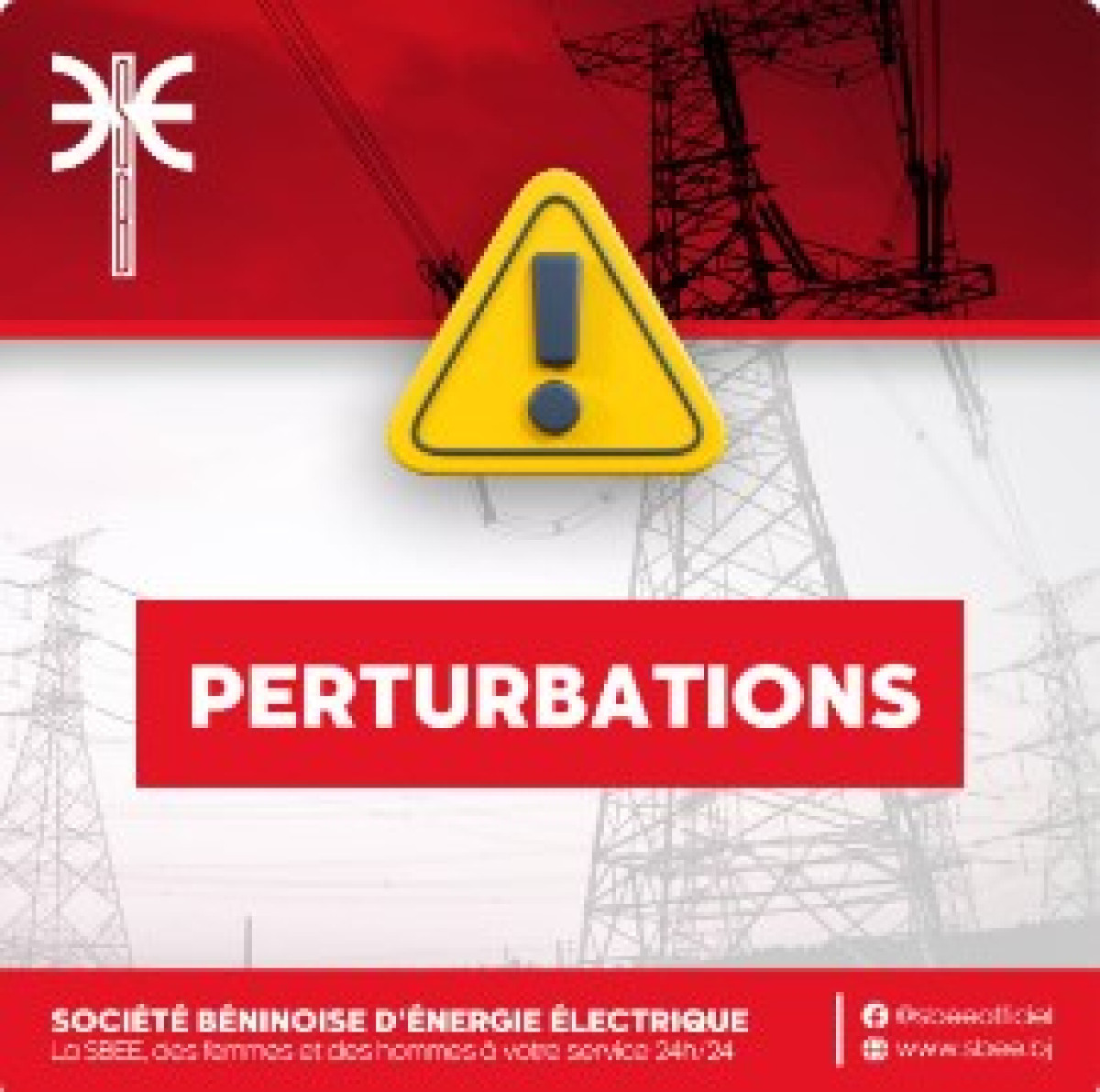 Énergie électrique dans l’Atacora-Donga: des perturbations annoncées dans une vingtaine de localités