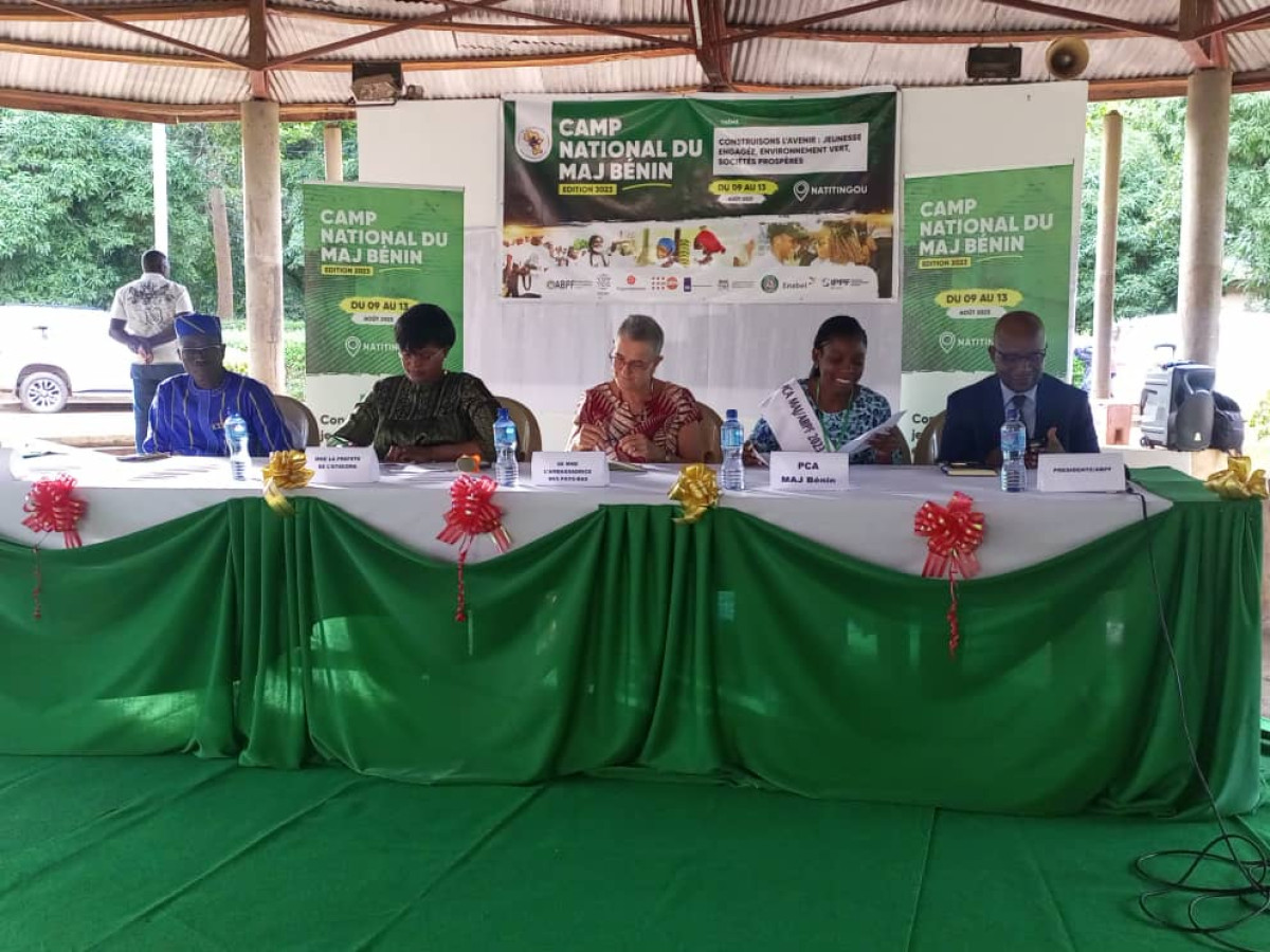 CAMP NATIONAL DU MAJ BÉNIN 2023 À NATITINGOU : L&rsquo;Abpf œuvre pour la santé sexuelle et reproductive des jeunes