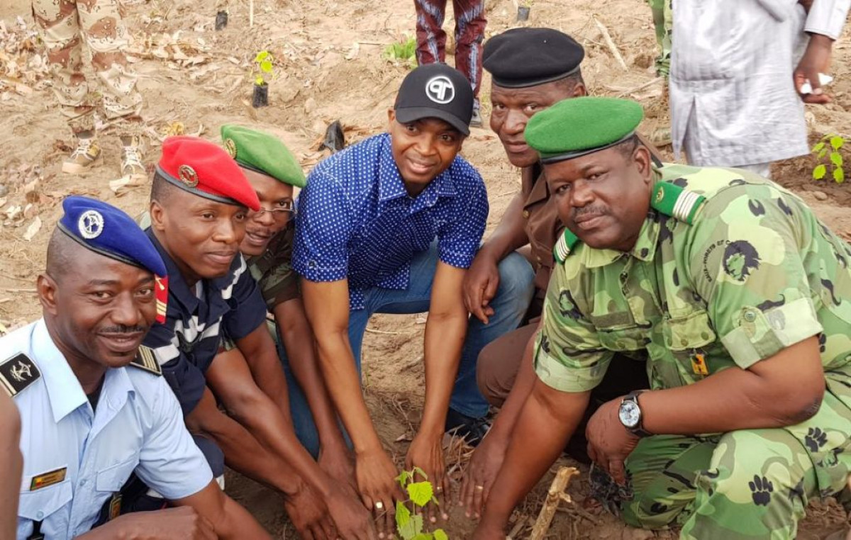 REBOISEMENT INTER-FORCES DANS LE BORGOU  : Environ 2 500 plants mis en terre à Parakou