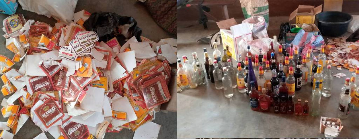 ARRONDISSEMENT DE SANSON À TCHAOUROU : Un réseau de fabrication de boissons frelatées démantelé