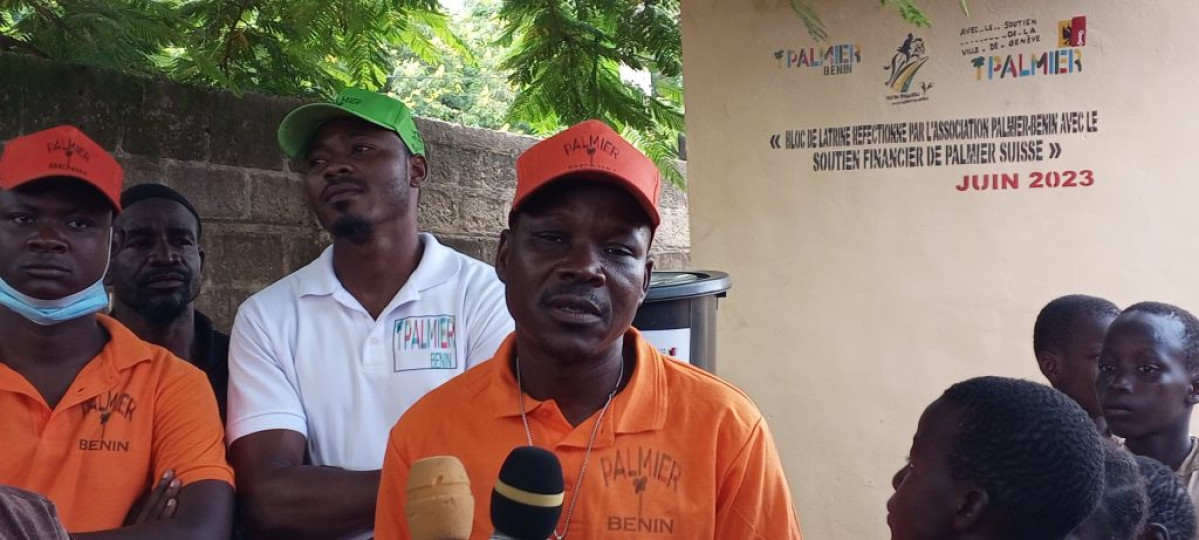 ÉCOLE PRIMAIRE PUBLIQUE CENTRE C DE PARAKOU : L’Association Palmier Bénin réhabilite un bloc de latrines