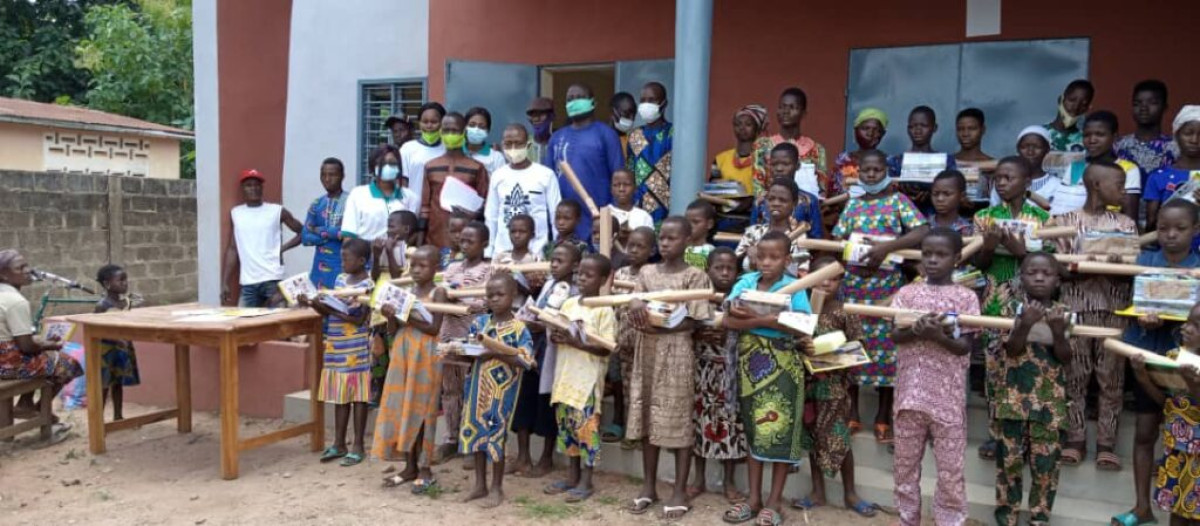 COMMUNE D&rsquo;AGBANGNIZOUN : L&rsquo;Ong Secours-Vie offre des kits scolaires aux apprenants démunis