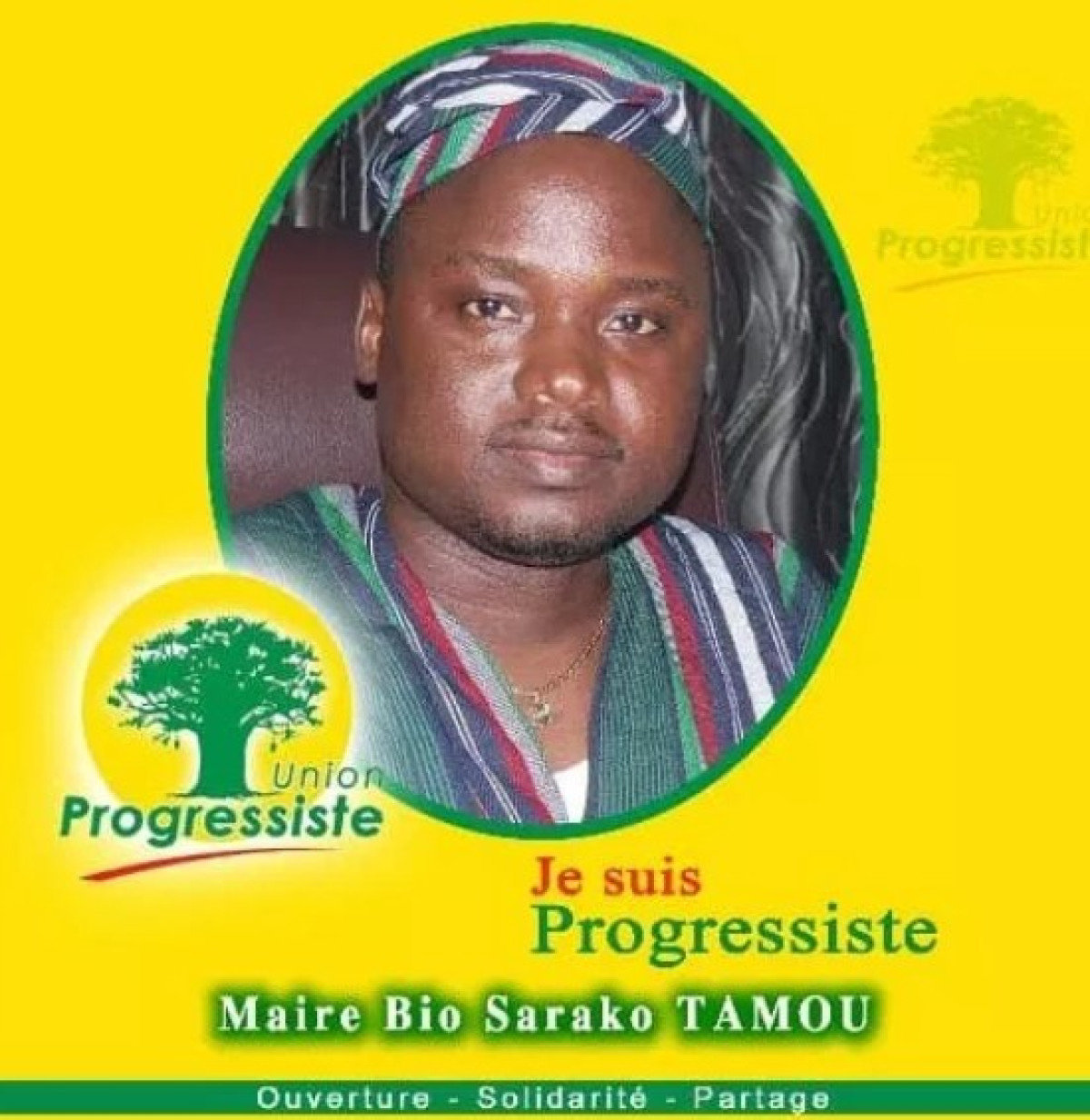 2E CIRCONSCRIPTION ELECTORALE Tamou Bio Sarako, un pion sûr de l’union progressiste
