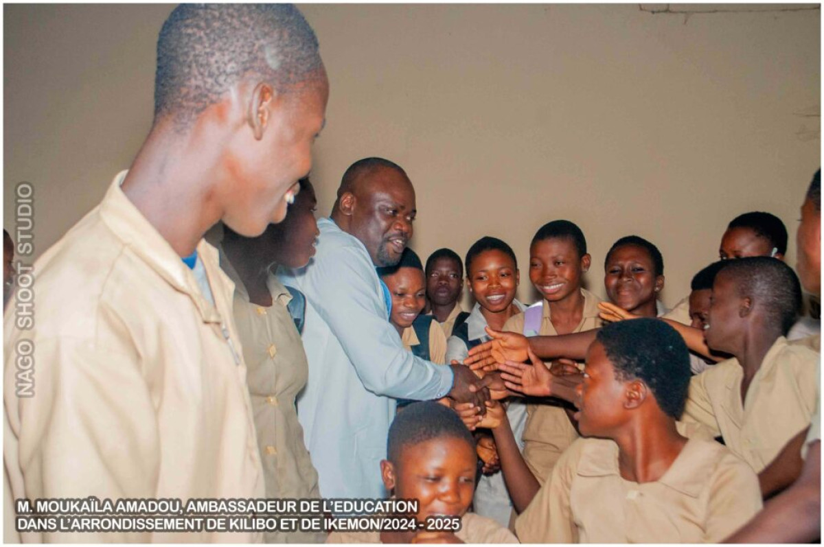 Soutien financier pour des td profit des élèves de ouèssè: Moukaïla Amadou prépare la réussite des apprenants aux divers examens