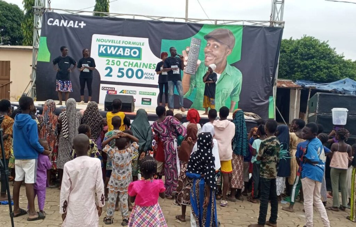 AVEC LA NOUVELLE FORMULE KWABO, Canal+ devient accessible à 2500F seulement . Profitez de plus de 250 chaînes . La nouvelle offre présentée aux populations du septentrion