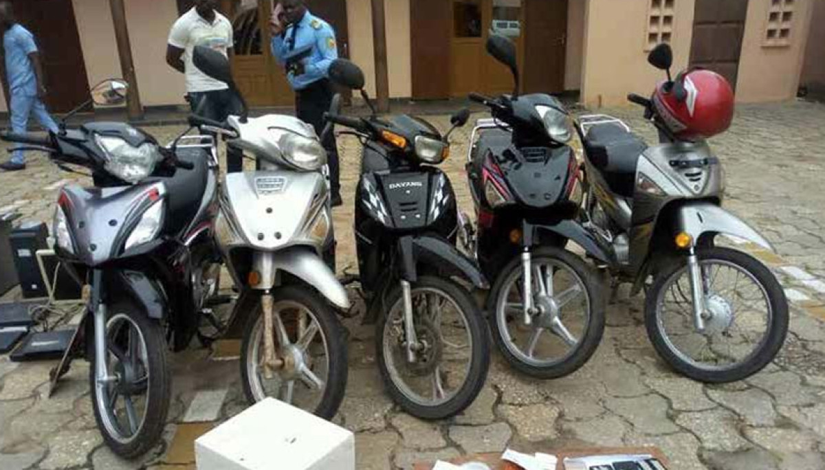 PORTO-NOVO : 22 motocyclettes interceptées pour non port de casques