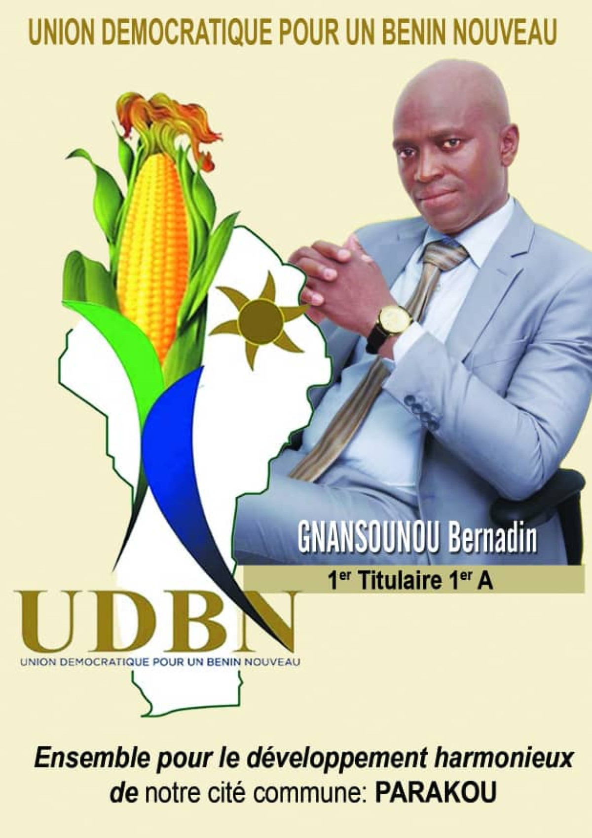 UDBN/PARAKOU : Zoom sur Bernadin Gnansounou